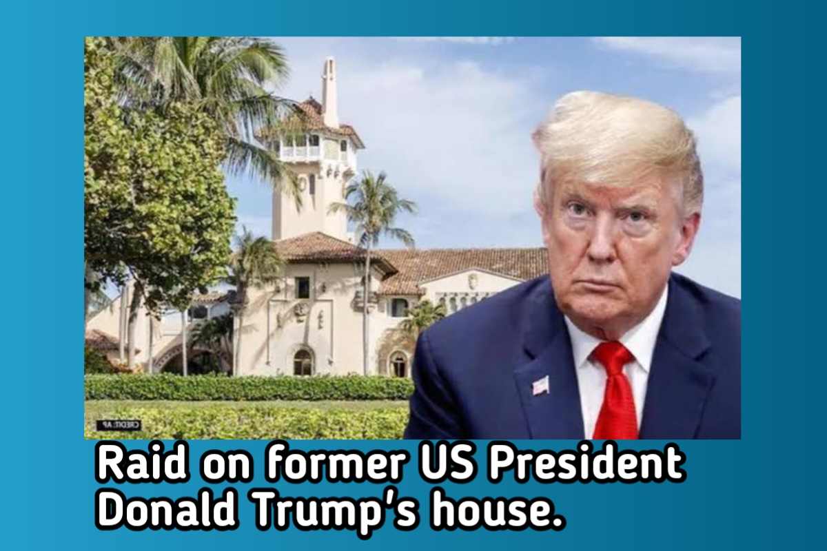 raid on former US President Donald Trump's house.