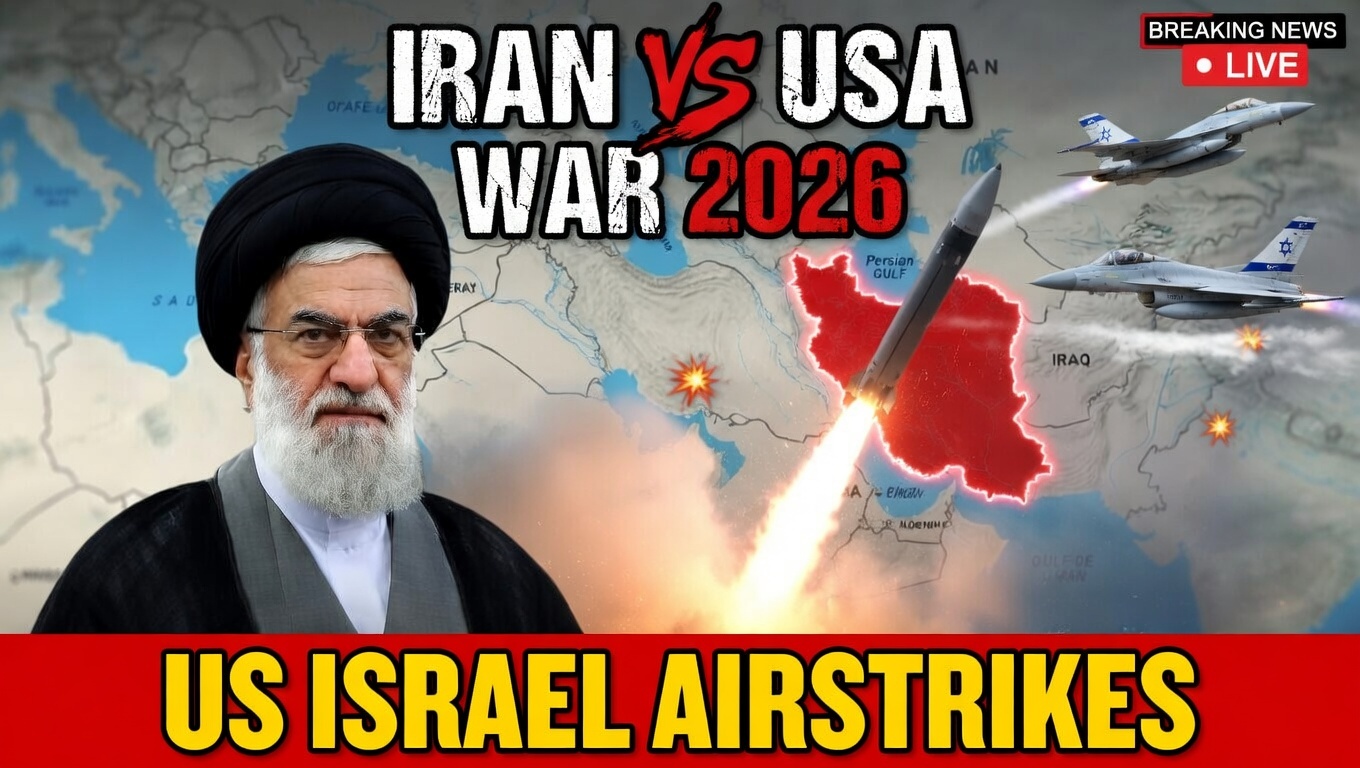 Iran vs USA War 2026 US Israel airstrikes