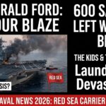 USS Gerald Ford Aircraft Carrier Fire