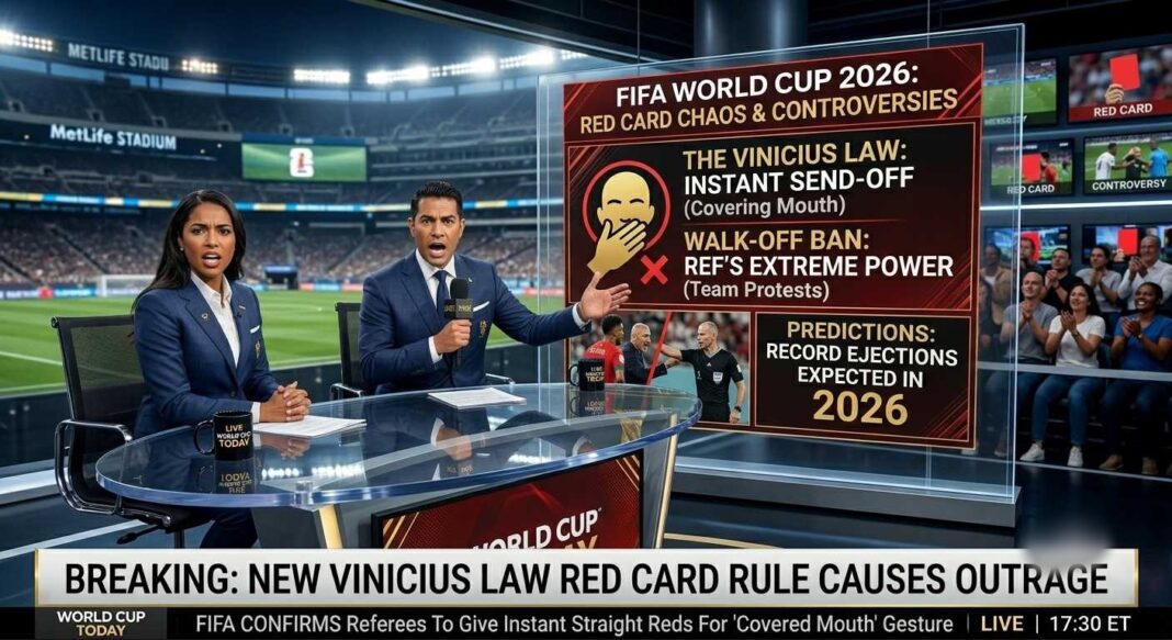 FIFA World Cup 2026 red cards controversies