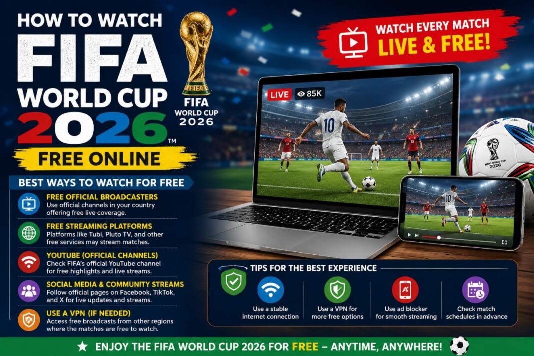 How to Watch World Cup 2026 Free Online